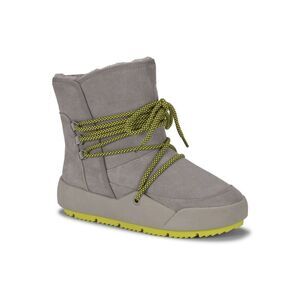 BARETRAPS Womens Gray 1-1/2" Platform Desha Round Toe Wedge Snow Boots 5.5 M